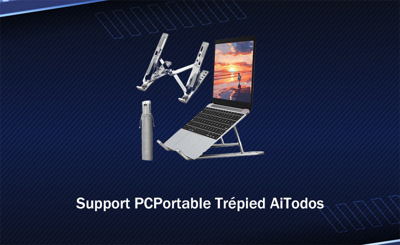 Support pc Portable Trépied AiTodos